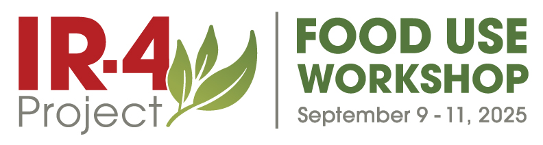 2025 IR-4 Food Use Workshop event logo